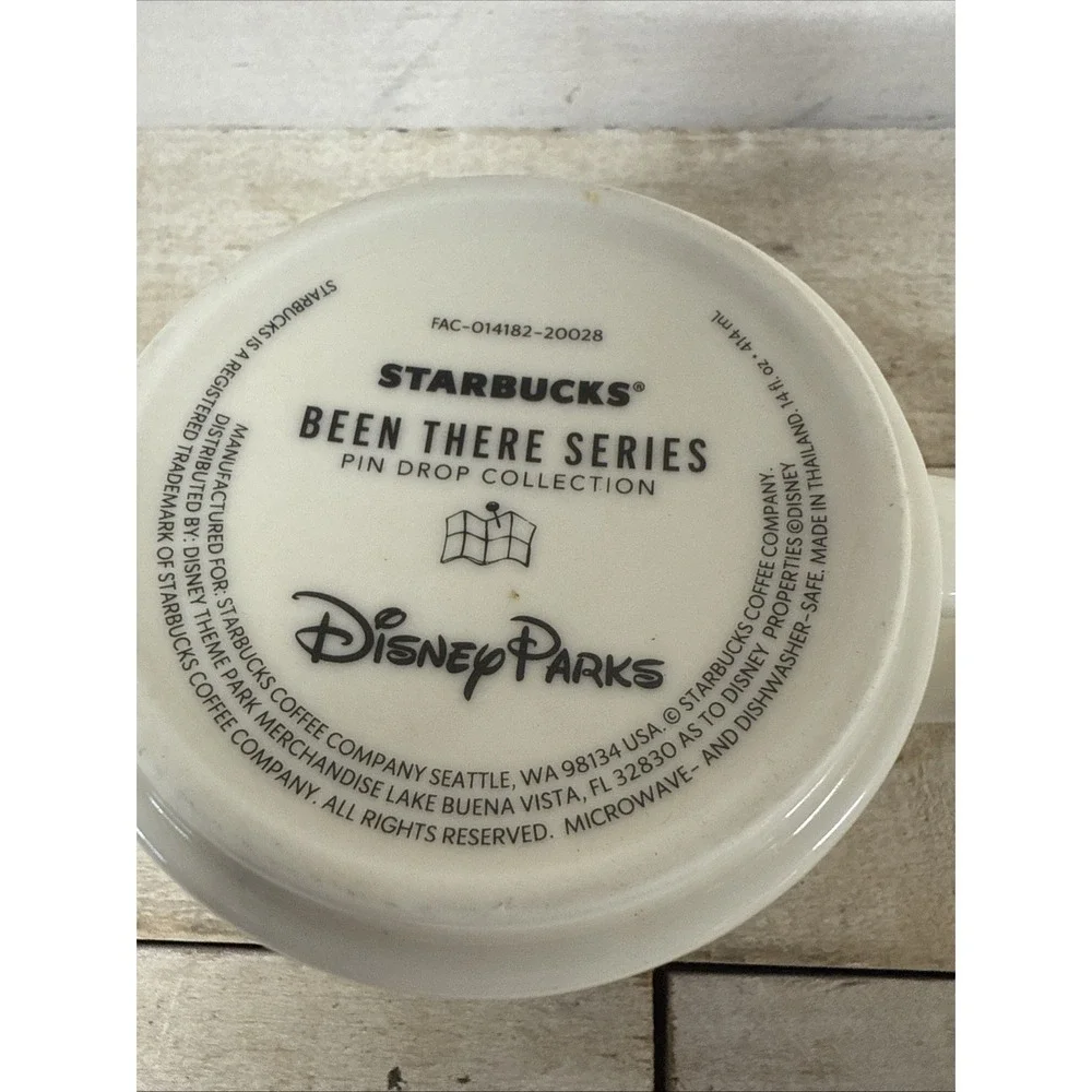 Starbucks Been There Series 14oz Coffee Mug Pin Drop Disney Magic Kingdom 2019 - Picture 5 of 6